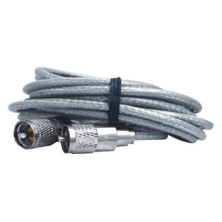 Ezgeneration 18 ft. Plug-Plug Mini 8 Clear Pro Super Series Coaxial Cable EZ1594182